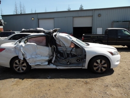 2008 HONDA ACCORD EX-L 4DR WHITE 2.4L AT A17603
